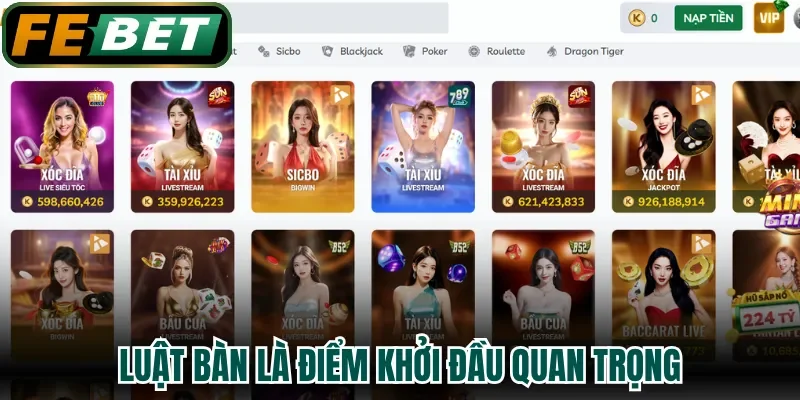 Luật bàn là điểm khởi đầu quan trọng