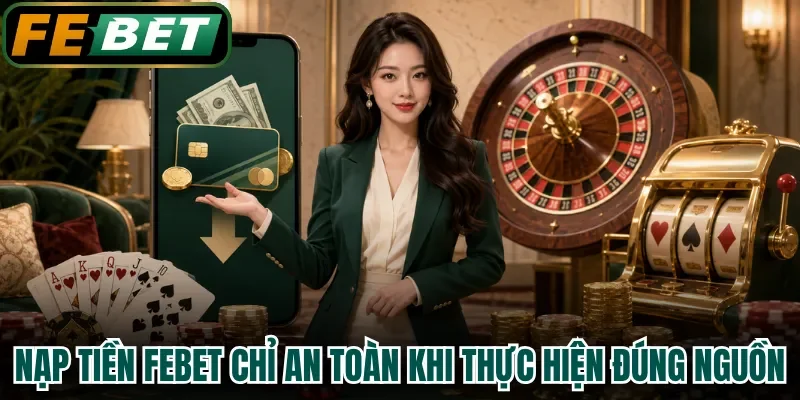 Nạp tiền FEBET chỉ an toàn khi thực hiện đúng nguồn
